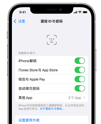 向阳苹果手机维修分享升级iOS 16 后 Face ID不可用怎么办 