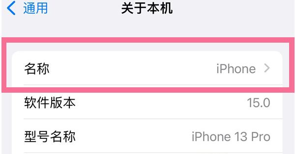 向阳苹果13维修分享iPhone 13热点名字设置教程 