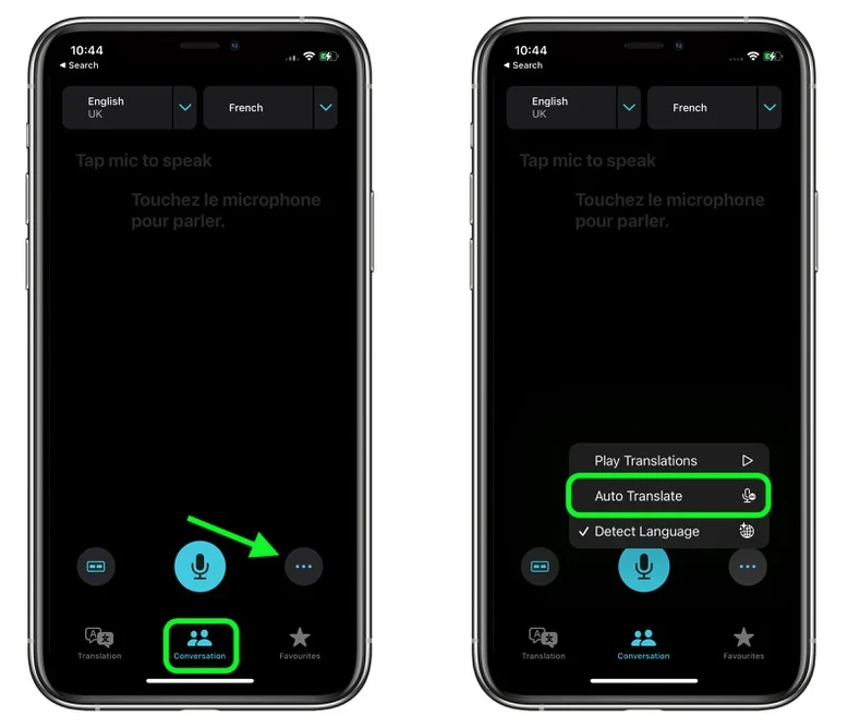 向阳苹果手机维修分享iOS 15 “翻译” App 新改进 