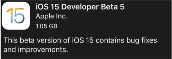 向阳苹果手机维修分享如何升级到iOS15.0 beta5 