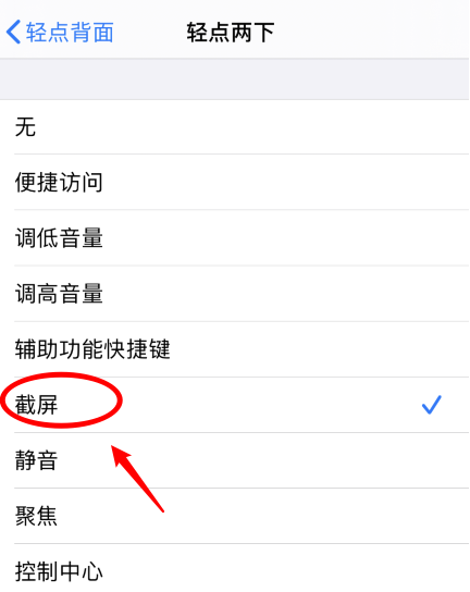 向阳苹果手机维修分享iPhone12如何启用双击截屏 